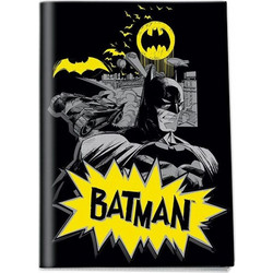 Graffiti Batman Τετράδιο Ριγέ B5 40 Φύλλων Μαύρο 26500