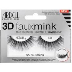 Ardell 3D Faux Mink 853 Βλεφαρίδες Ενιαίες C31231 2τμχ