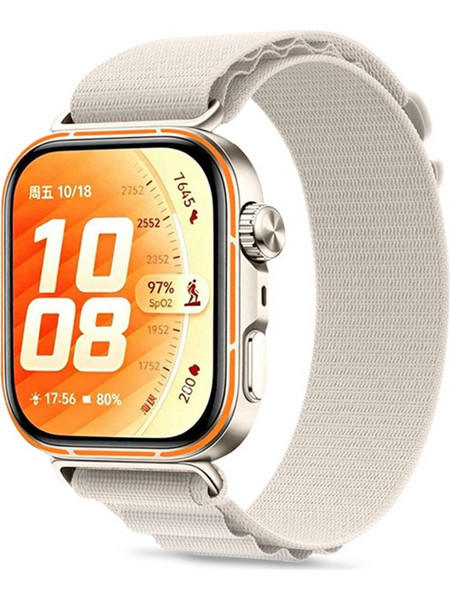Tech-Protect Nylon Pro Λουράκι Υφασμάτινο Beige (Huawei Watch Fit 3 / 4 / 4 Pro / 5 / 5 Pro)