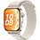 Tech-Protect Nylon Pro Λουράκι Υφασμάτινο Beige (Huawei Watch Fit 3 / 4 / 4 Pro / 5 / 5 Pro)