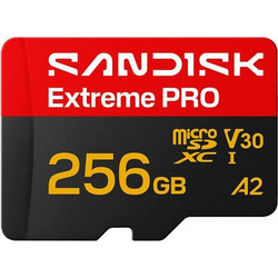 Sandisk Extreme Pro microSDXC 256GB U3 V30 UHS-I A2 250MB/s