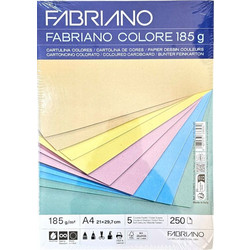 Fabriano Sadipal Pastel Χαρτόνι Α4 185gr/m² 250 Φύλλα Πολύχρωμο