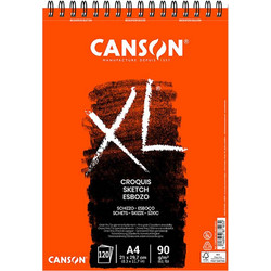 Canson XL Sketch Μπλοκ Σχεδίου A4 90gr/m² 120 Κρεμ Φύλλα