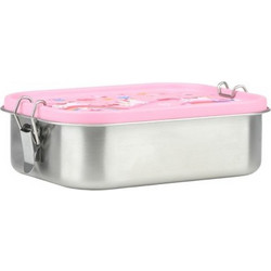 Estia Rainbow Dreams Δοχείο Φαγητού Inox 1.2lt Ροζ