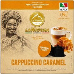 La Natura Lifestyle Κάψουλες Cappuccino Caramel Συμβατές με Μηχανή Dolce Gusto 16τμχ