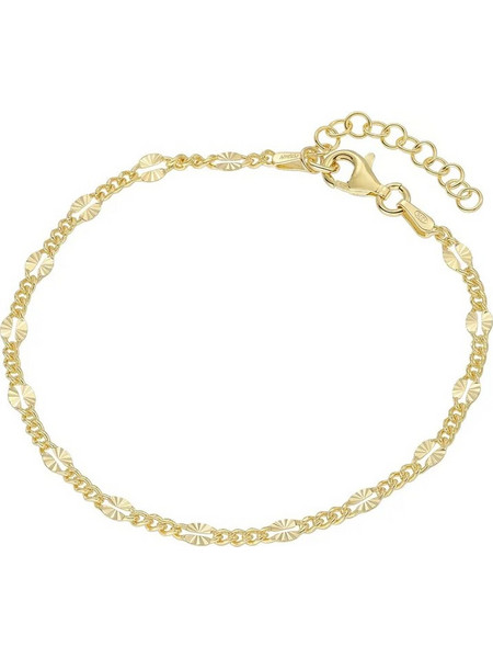Vogue Γυναικείο Βραχιόλι από Ασήμι 925 22K Επιχρυσωμένο 9702301