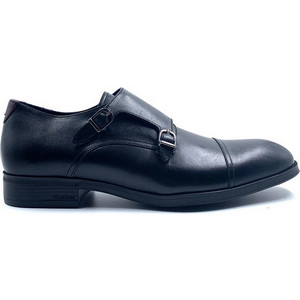 Fluchos Ανδρικά Σκαρπίνια Monk Δερμάτινα Μαύρα F1838 Fluchos Ανδρικά Σκαρπίνια Monk Δερμάτινα Μαύρα F1838