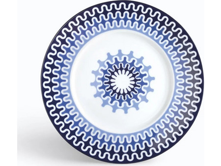 Ιωνία Illusion Blue Πιάτα Φρούτου Πορσελάνης 6τμχ 8092021