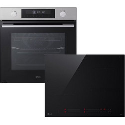 LG Φούρνος Ηλεκτρικός Άνω Πάγκου 72lt 5.95cm WS5D7210S με Επαγωγικές Εστίες CI5Z2423BN