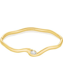 Rosefield Marquise Γυναικείο Βραχιόλι Βέργα από Ατσάλι Επιχρυσωμένο JBMWG-J1303