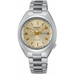 Seiko 'Hebitama' SNXS Γυναικείο Ρολόι Αυτόματο με Ασημί Μεταλλικό Μπρασελέ SRE023K1