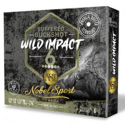 Nobel Sport Buffered Buckshot Hp Φυσίγγια Δράμια 12Cal 70mm 6βολα 10τμχ