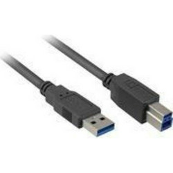 Sharkoon Καλώδιο USB-A Male 3.0 to USB-B Male 1m Black 4044951015634