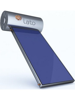 Lato Ηλιακός Θερμοσίφωνας 120lt 2m² Glass Τριπλής Ενέργειας