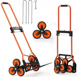 Vevor QXTCSPLCHJG23BKCT001V0 Καρότσι Μεταφοράς έως 54kg για Σκάλες