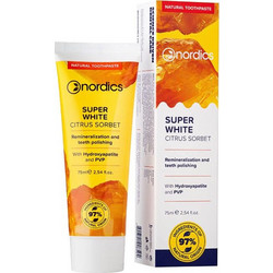Nordics White Citrus Sorbet Οδοντόκρεμα για Λεύκανση 75ml