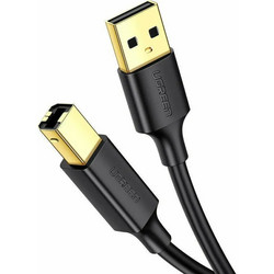 Ugreen US135/10352 Καλώδιο USB-A Male 2.0 to USB-B Male 5m Black