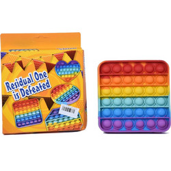 Blue Toys Residual One Is Defeated Τετράγωνο Pop It Πολύχρωμο