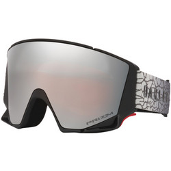 Oakley Flow Scape M OO7147-12 Μάσκα Σκι & Snowboard Ενηλίκων Μαύρη με Φακό Καθρέπτη Χρυσό