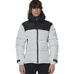 Body Action Ανδρικό Μπουφάν Χειμωνιάτικο Puffer Λευκό 073621-02