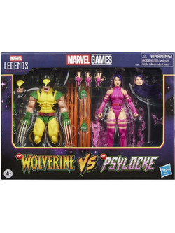 Hasbro Marvel Legends Series Wolverine vs Psylocke Σετ Φιγούρες Δράσης για 4+ Ετών 15cm