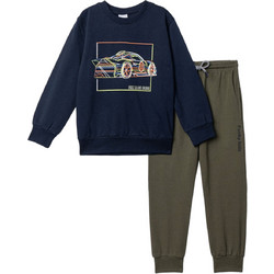 Funky Παιδικό Σετ Φόρμας Navy Μπλε Χακί 227-317107-1
