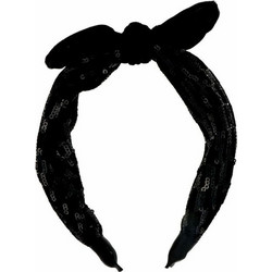 Inca Στέκα Μαλλιών Φιόγκος Μαύρη