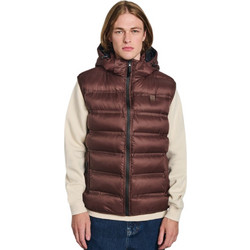 Staff Αμάνικο Ανδρικό Μπουφάν Puffer Καφέ 66-101.056.N9982