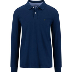 Fynch Hatton Ανδρική Μπλούζα Polo Μακρυμάνικη Navy Μπλε 16141710-661