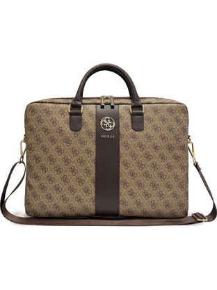 Guess GUCB146PG4S4RW Τσάντα Laptop Ώμου 14" Brown