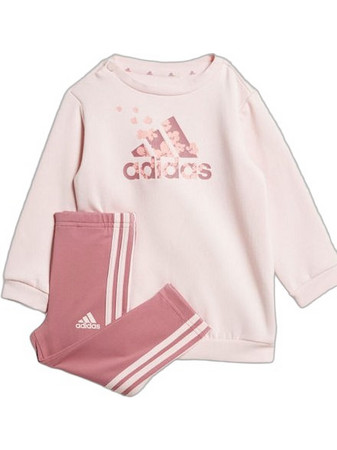 Adidas Βρεφικό Σετ για Κορίτσι Χειμωνιάτικο Μπεζ IV7387