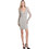 Toi & Moi Mini Φόρεμα για Γάμο / Βάπτιση Ντραπέ Μπεζ 50-6986-226