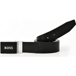 Hugo Boss Ανδρική Ζώνη Δερμάτινη Μαύρη 50529690-001