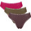 Sloggi Go Crush Βαμβακερά Γυναικεία Slip με Δαντέλα 3Pack 10219663