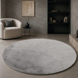 Teoran Mellow Χαλί Στρογγυλό 160cm 11 Grey
