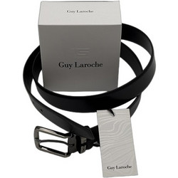 Guy Laroche GL105 Ανδρική Ζώνη Δερμάτινη Μαύρη 130cm
