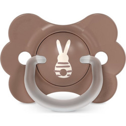 Suavinex Butterfly Wonderland Sx Pro Physiological Rabbit Ορθοδοντική Πιπίλα Σιλικόνης 6-18m Καφέ