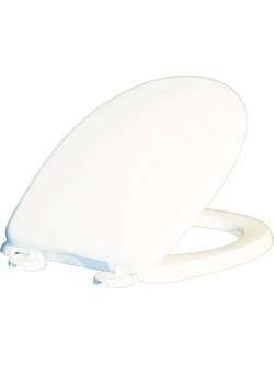 Lamaplast WC9 Καπάκι Λεκάνης Οβάλ Πλαστικό Λευκό 41x36cm 301030811