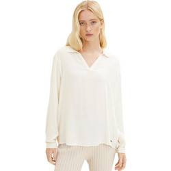 Tom Tailor Γυναικείο Χειμερινό Top Λευκό 1034534-10348