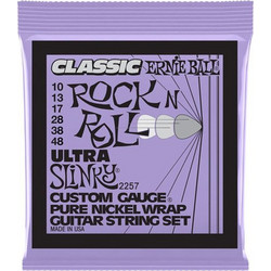 Ernie Ball 2257 Σετ 6 Χορδές Ηλεκτρικής Κιθάρας Nickel Plated Steel 10-48"