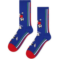 Happy Socks Παγκόσμιο Κύπελλο Ιταλία Ανδρικές Κάλτσες Ψηλές με Σχέδια Royal Blue P005249