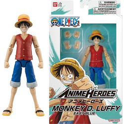 Bandai One Piece Anime Heroes Monkey D. Luffy East Blue 17cm