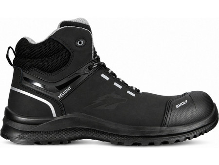 B-Wolf Defender Μποτάκια Ασφαλείας S3S Μαύρα