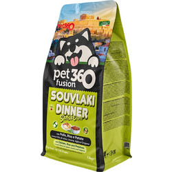 Pet 360 Fusion All Life Stages Souvlaki Dinner with Chicken, Rice & Potato 1.5kg