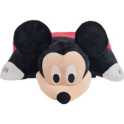 Dimcol Disney Home Mickey 87 Παιδικό Διακοσμητικό Μαξιλάρι Μαύρο Κόκκινο 45x28cm
