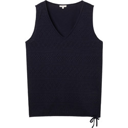 Tom Tailor Γυναικείο Καλοκαιρινό Top Μαύρο 1042397-10668