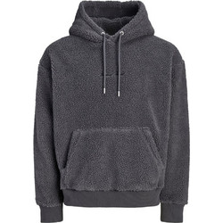 Jack & Jones Ανδρικό Φούτερ με Κουκούλα & Τσέπες Ανθρακί 12300016