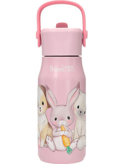 Princess Mimi Παιδικό Παγούρι Θερμός Ανοξείδωτο Ροζ 400ml
