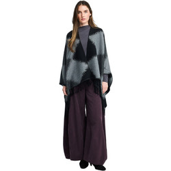Funky Buddha Γυναικεία Ζακέτα Πλεκτή Μακριά Γκρι FBL014-133-10