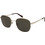 Fossil FOS3188/G/S 3YG/QT Ανδρικά Γυαλιά Ηλίου Τετράγωνα Μεταλλικά Χρυσά με Μαύρο Φακό